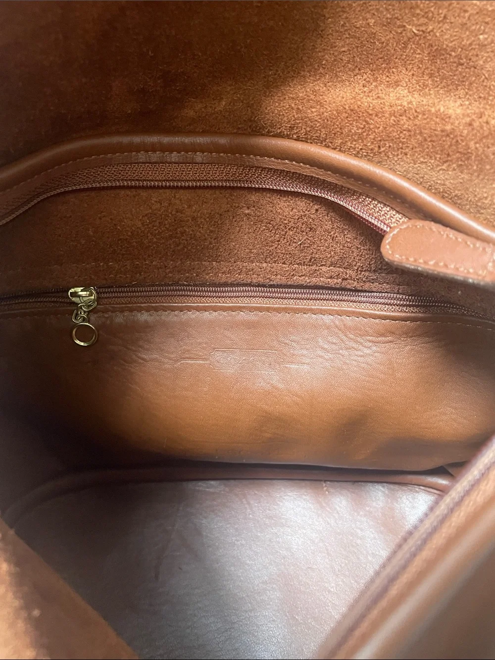 Coach Patricia Leather Crossbody Bag - Smooth Saddle Brown